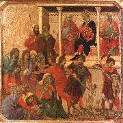 Duccio di Buoninsegna Slaughter of the Innocents painting